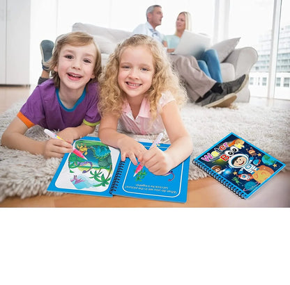 Magic Water Coloring Book – Discover Hidden Drawings