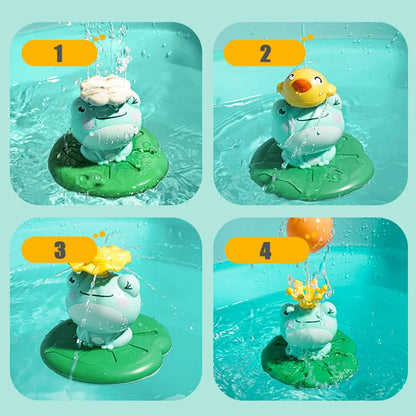 Sprinkling Frog Bath Toy
