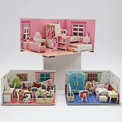 3D Room Puzzle – Create, Build, and Explore!