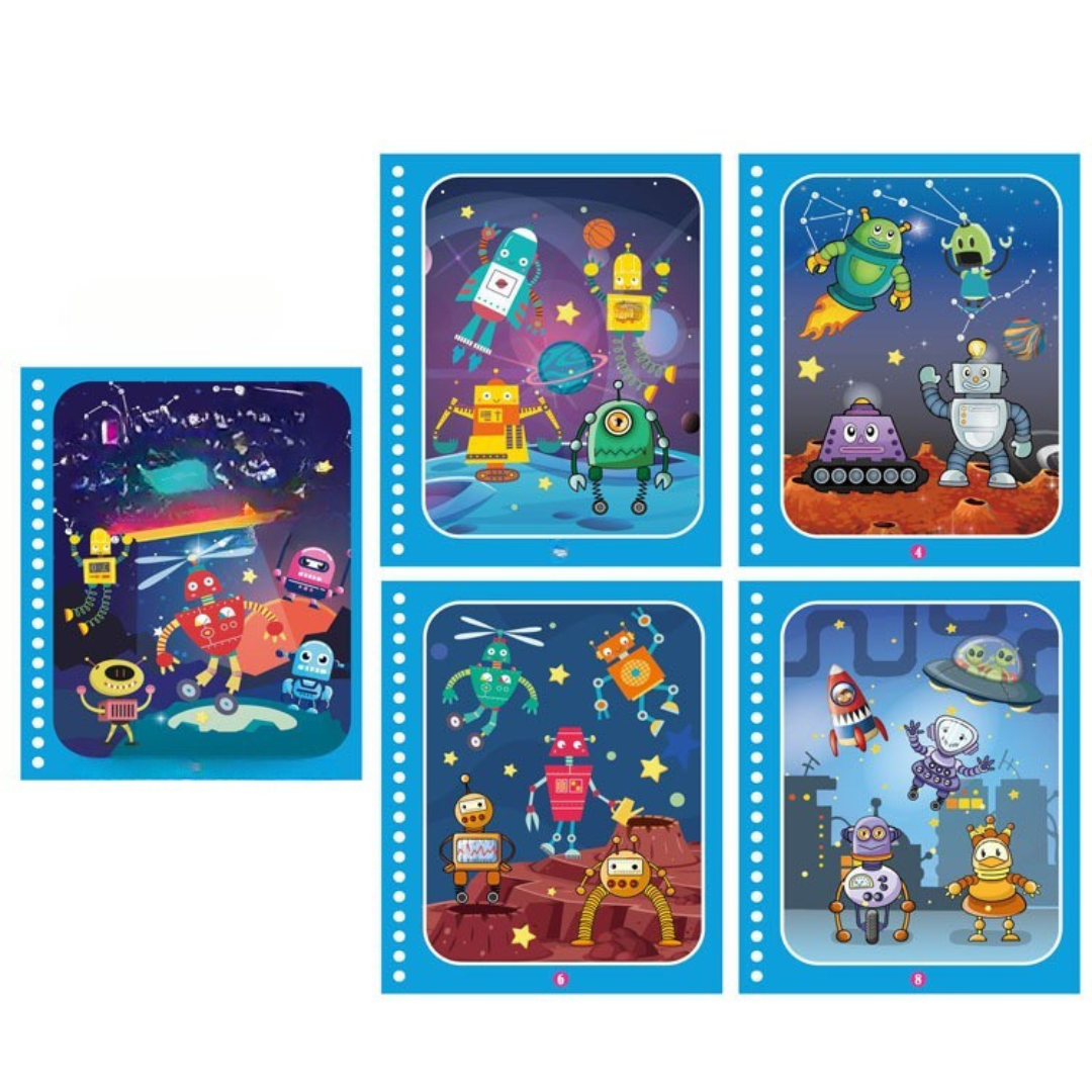 Magic Water Drawing Book