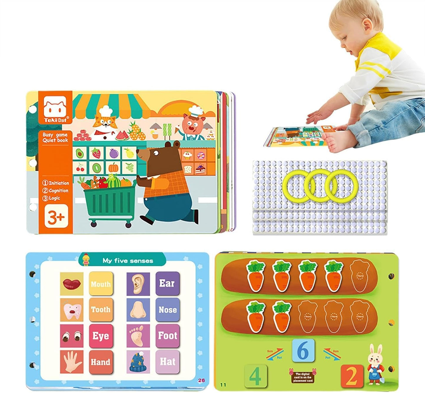 Sensory Montessori Busy Book