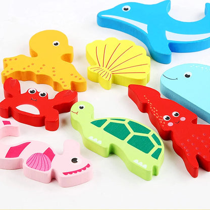 WoodlandPuzzle - How Do the Shapes Fit Into the Frame? - Shape Puzzle