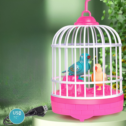 Talking Bird Cage Kids Toy