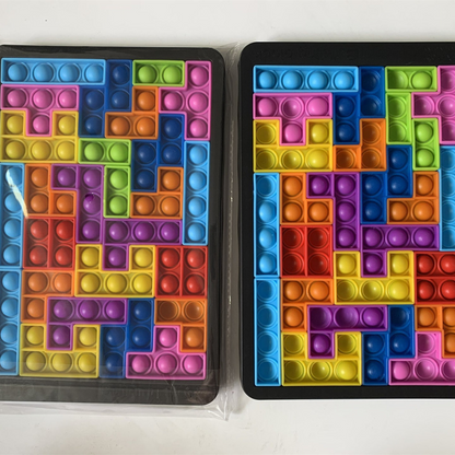 Colourful Tetris children's game