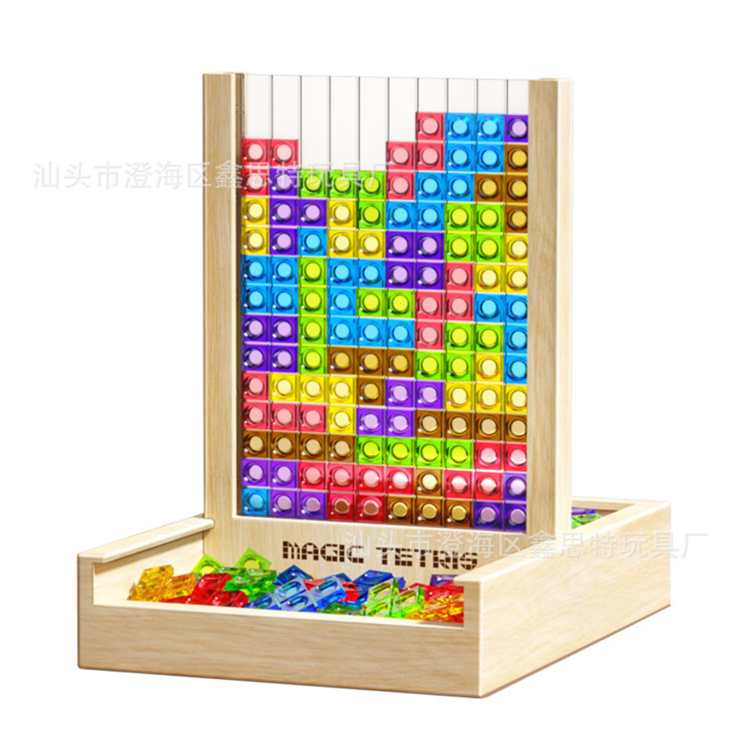 Magic Wooden Tetris Game