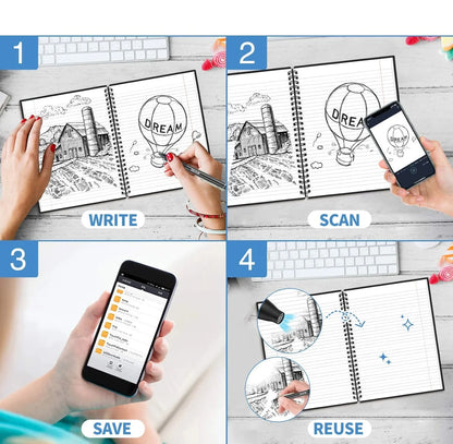 EcoNote - Reusable Notebook for Sustainable Writing