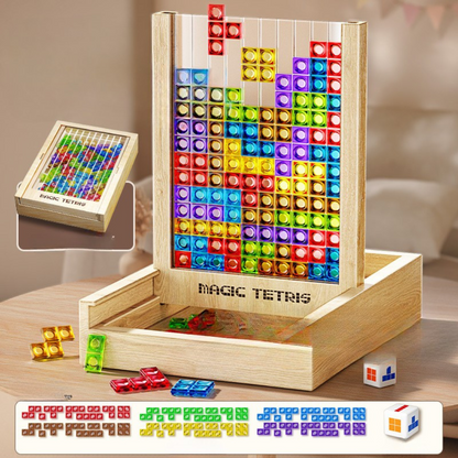 Magic Wooden Tetris Game