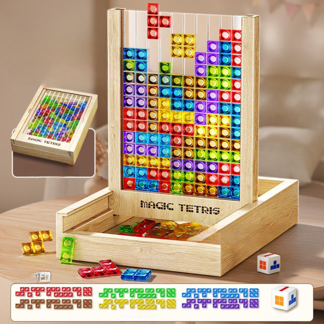 Magic Wooden Tetris Game