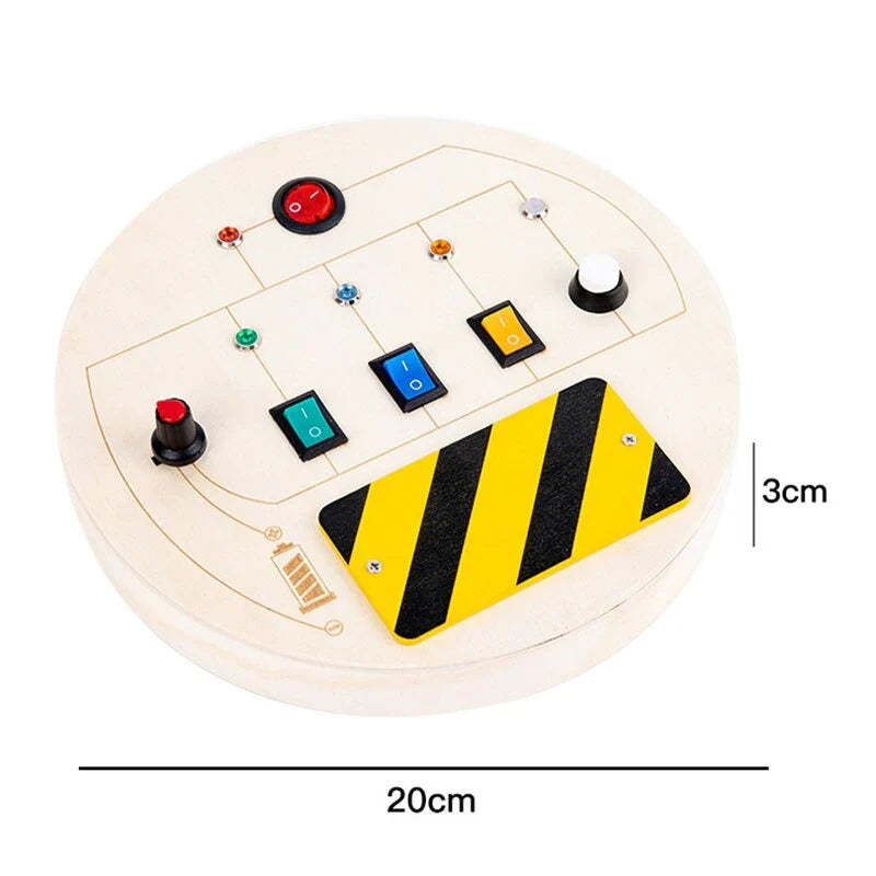 TechExplorer Board - Enhance Your Child’s Sensory Skills! - Button Panel