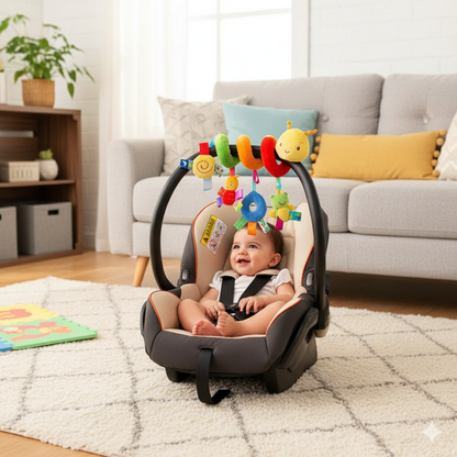 3in1 caterpillar rattle toy for home and on the go