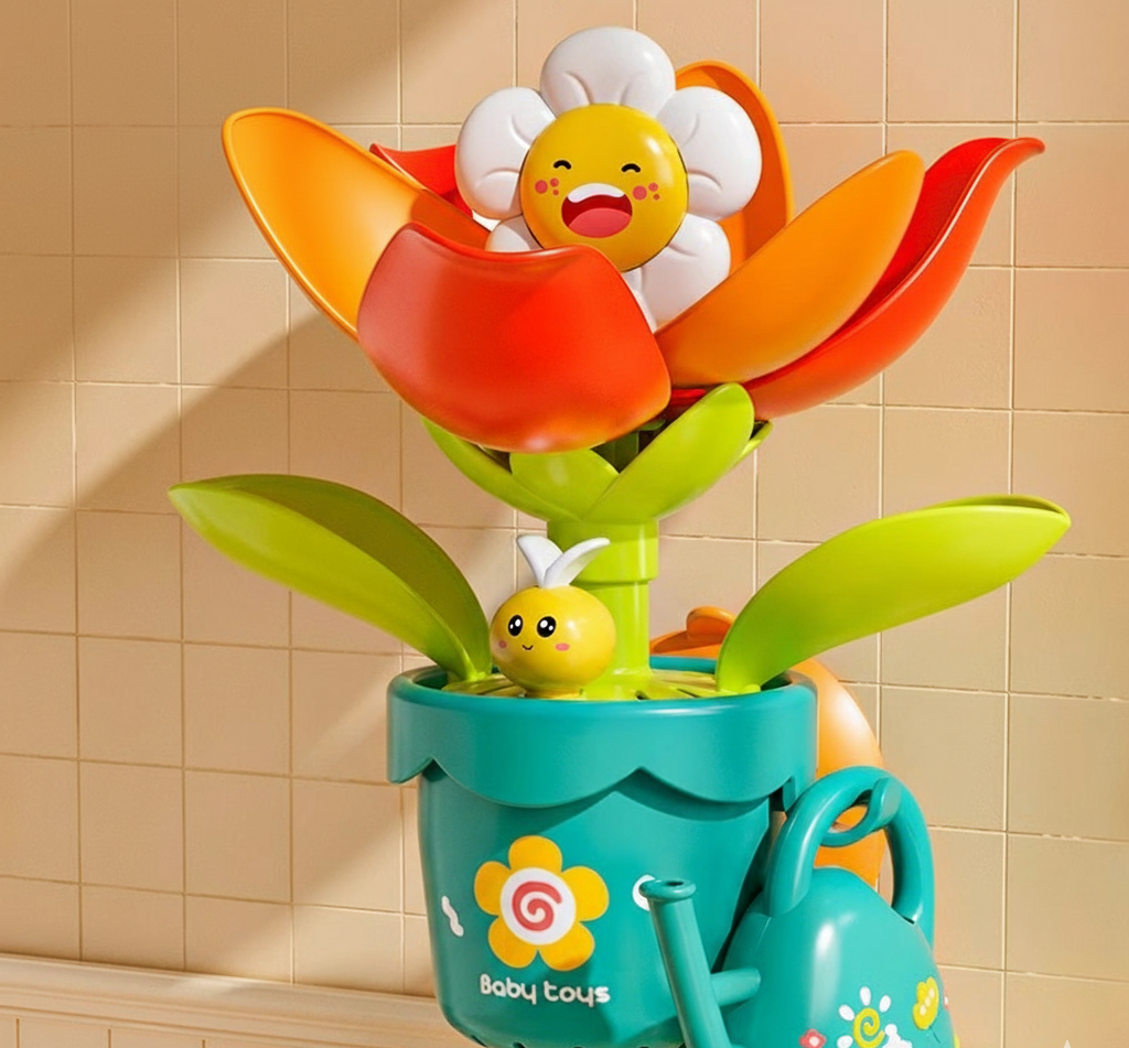 Flower Fun Bath Toy with Watering Can!