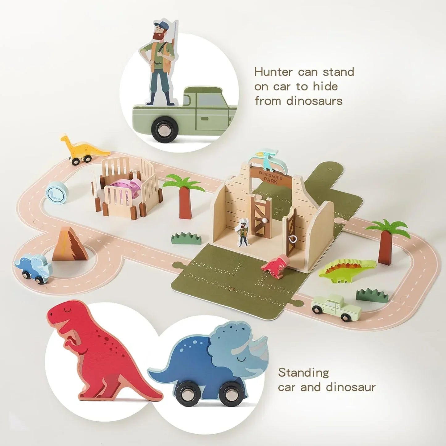 Prehistoric Dino Park Playset