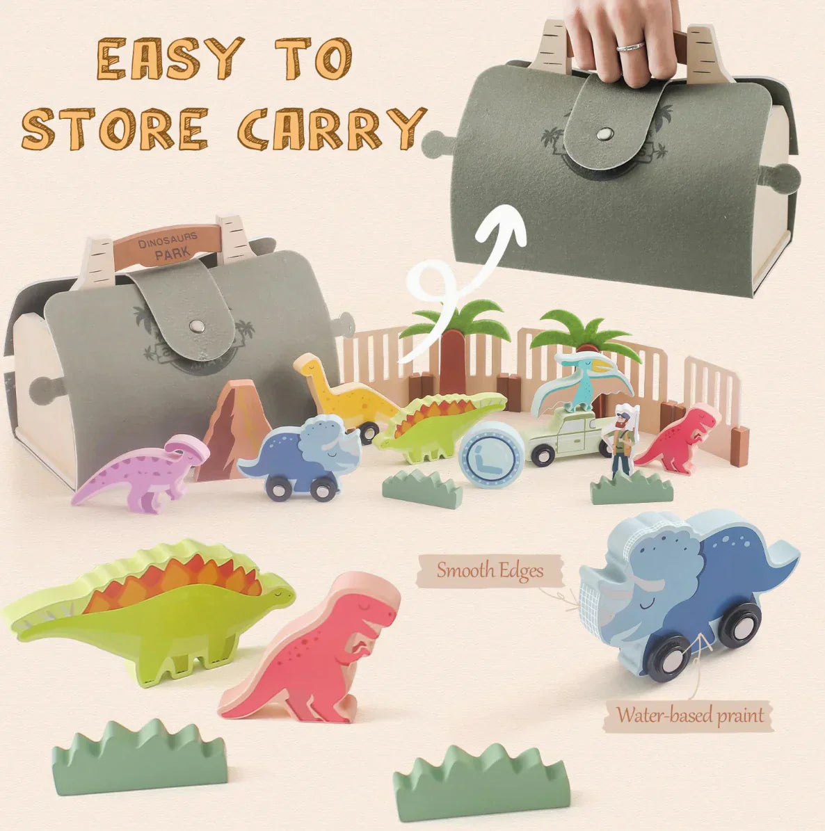 Prehistoric Dino Park Playset