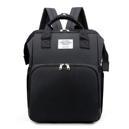 2-in-1 Backpack with Integrated Baby Bed