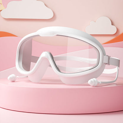 Kids Swimming goggles with large frames and anti-fog system