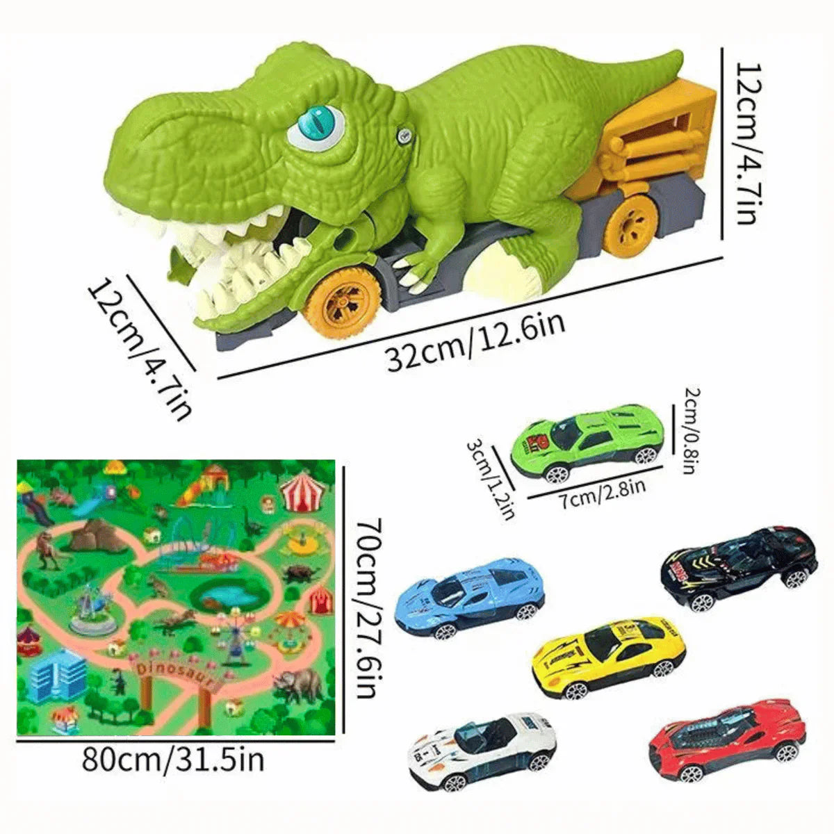 Dino Adventure Car - Prehistoric Fun Ride