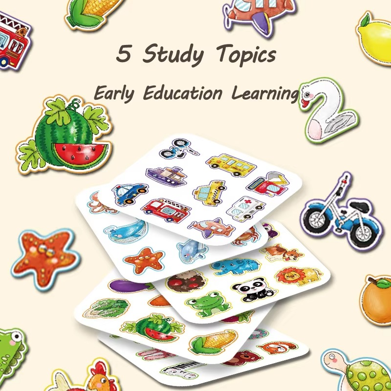 2-in-1 Magical Montessori Story Book for Drawing and Playing