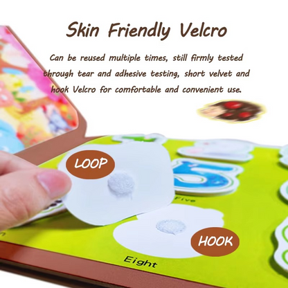 2-in-1 Magical Montessori Story Book for Drawing and Playing