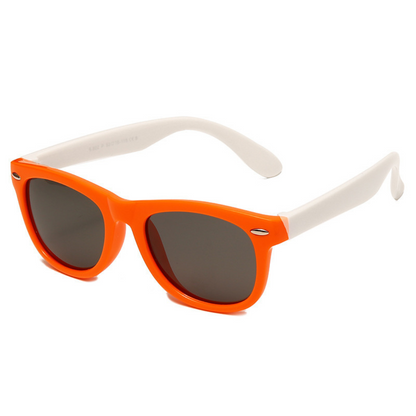 Kids flex sunglasses with flexible unbreakable frames
