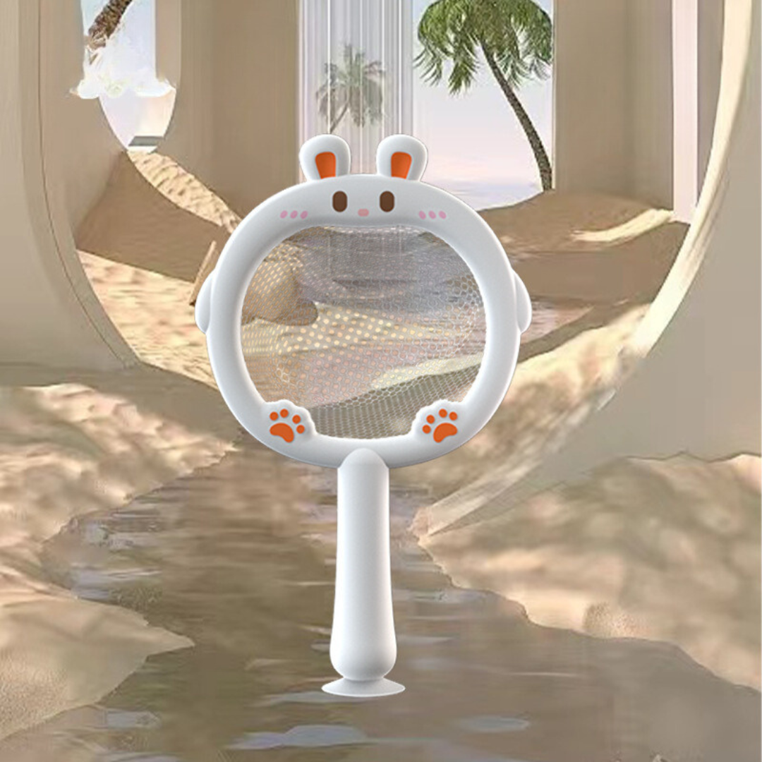 Self-Illuminating Bath Toy with Net