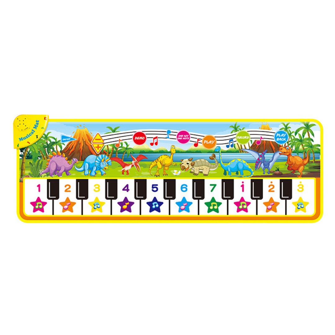 Musical piano play mat
