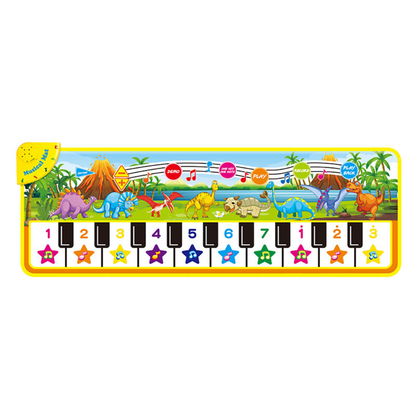 Musical piano play mat