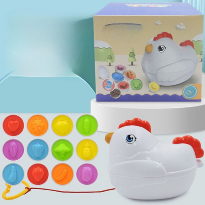 Color shape educational toy egg shell