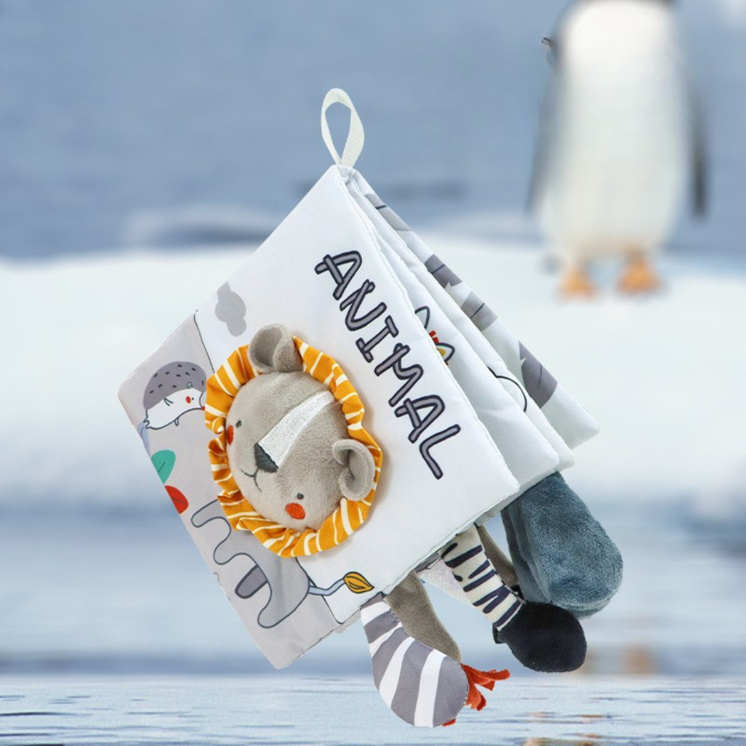 Sensory plush toy playbook for children