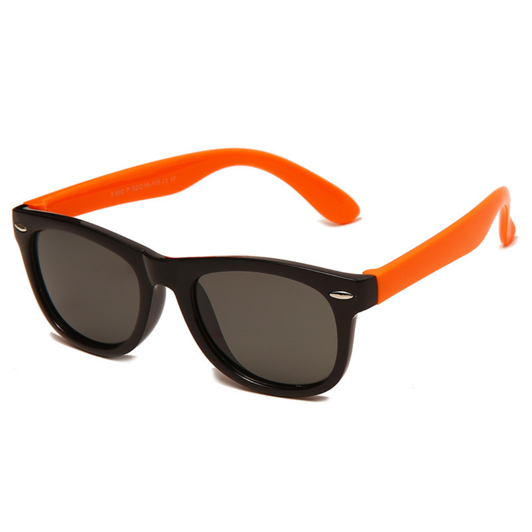 Kids flex sunglasses with flexible unbreakable frames