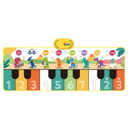 Musical piano play mat