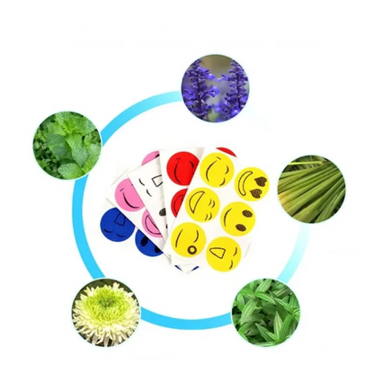 Natural mosquite repellent stickers for kids and babies (100pcs)