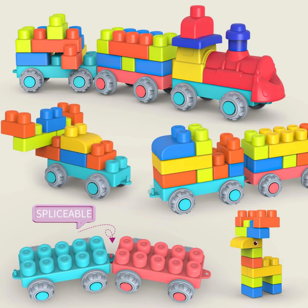 Children's Safe Rubber Building Blocks for Early Education