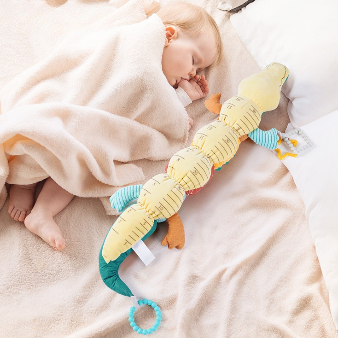 Sensory Plush Rattle and Music Crocodile