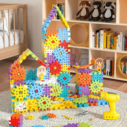 Montessori 3D Gear and Puzzle Blocks
