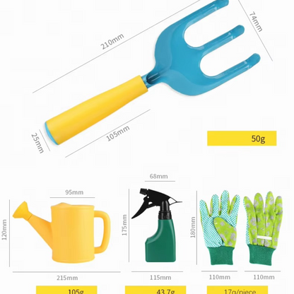 Safe Gardening Tool Set for Kids