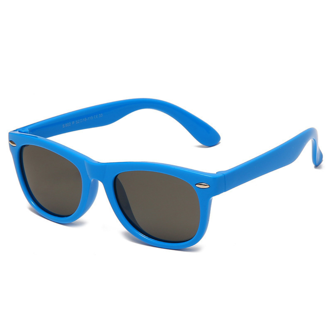 Kids flex sunglasses with flexible unbreakable frames