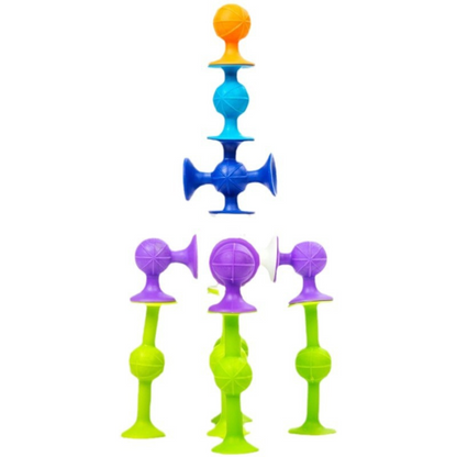 Educational suction cup letters and numbers toy