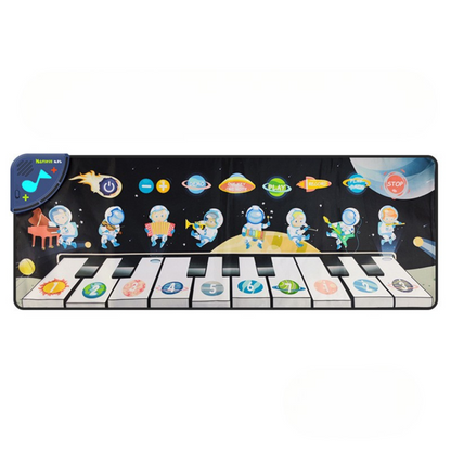 Musical piano play mat