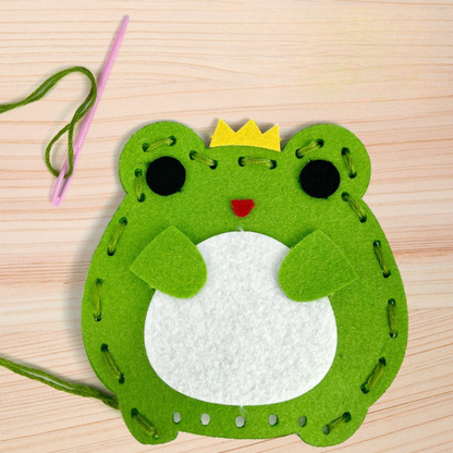 Safe DIY Felt Animal Sewing Set
