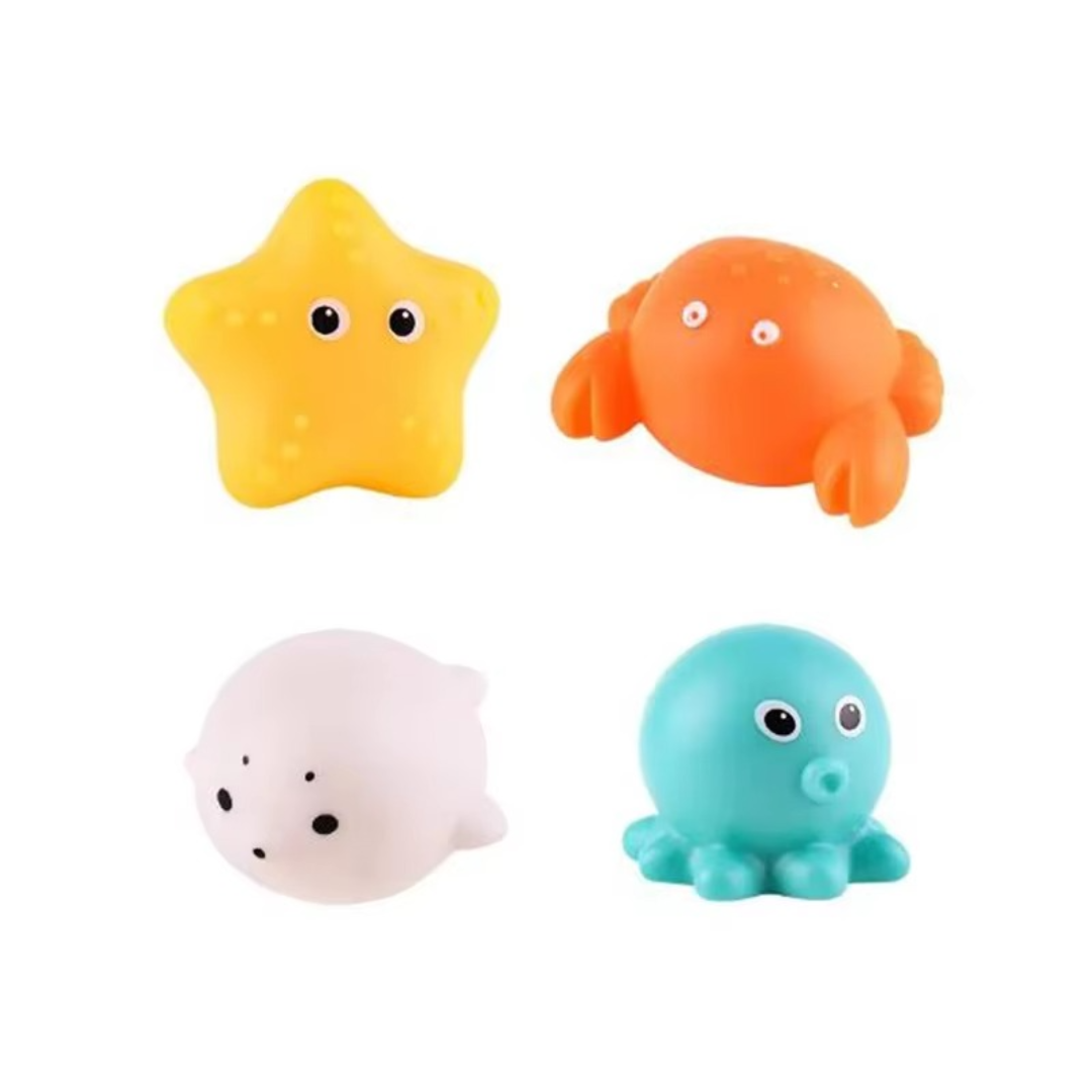 Glowing bath animals