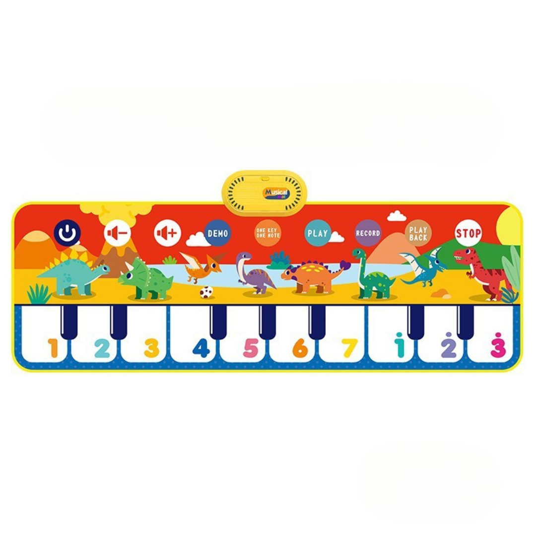 Musical piano play mat