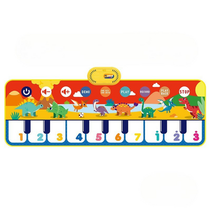 Musical piano play mat