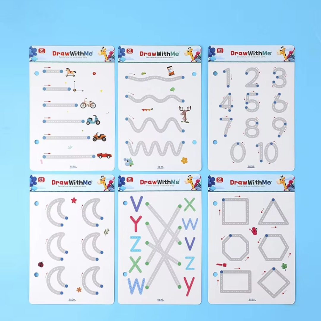 Line Drawing - Pen Control Training Book for Kids