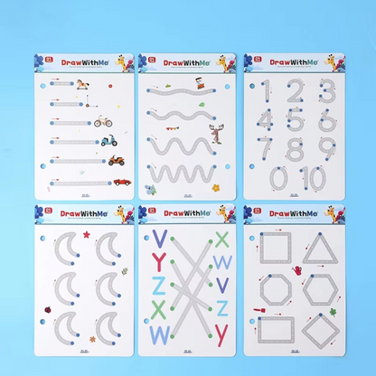 Line Drawing - Pen Control Training Book for Kids