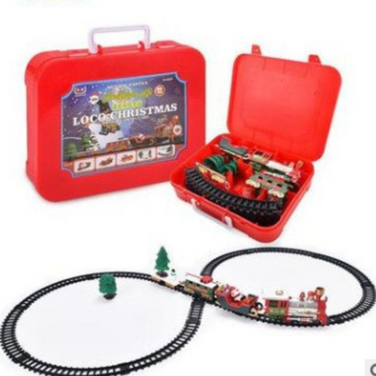 Christmas tree toy train