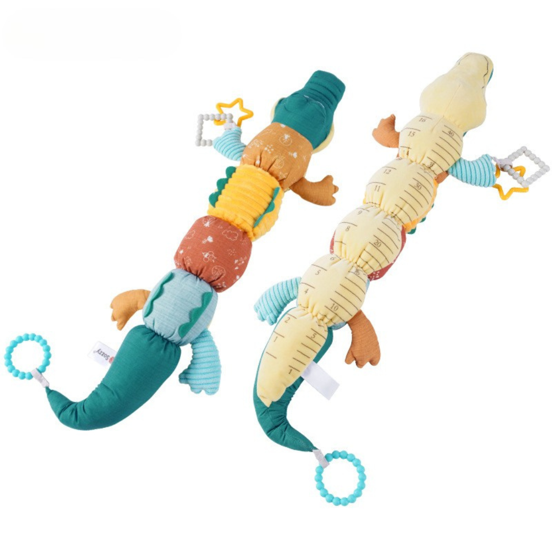 Sensory Plush Rattle and Music Crocodile
