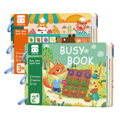 Sensory Montessori Busy Book