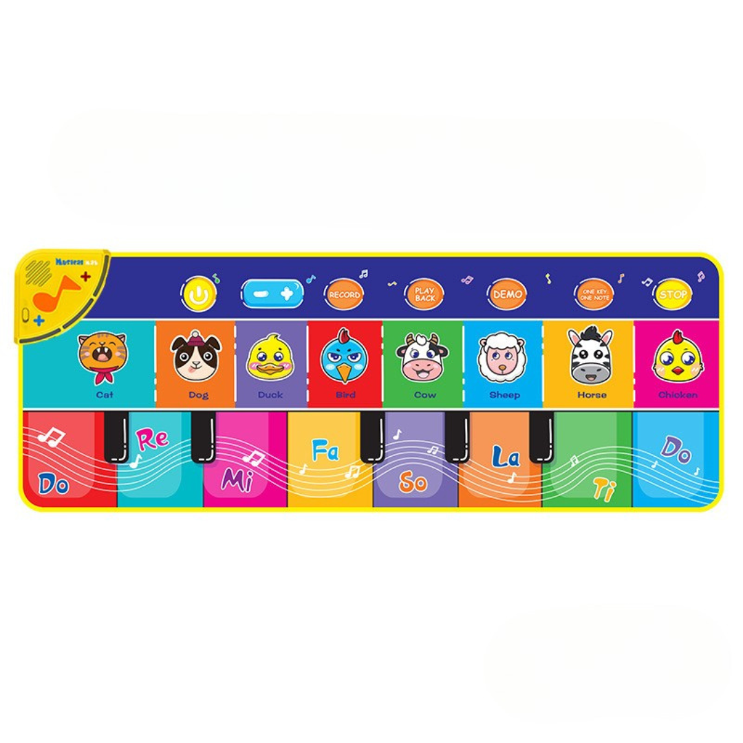 Musical piano play mat