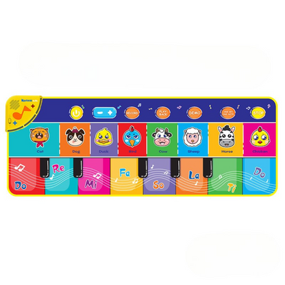 Musical piano play mat