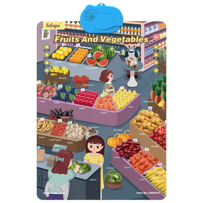 Talking English learning board for children